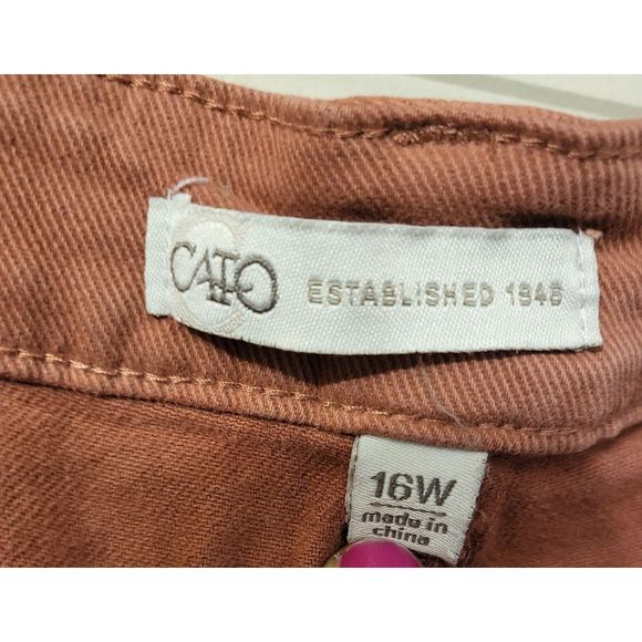 Cato Terracotta Wide Leg Jumpsuit Relaxed Fit - Picture 8 of 9